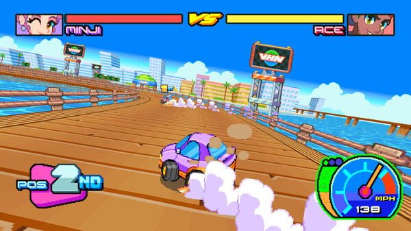 Игра Victory Heat Rally, скриншот
