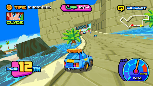 Игра Victory Heat Rally, скриншот