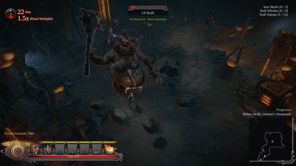Игра Vikings - Wolves of Midgard, скриншот