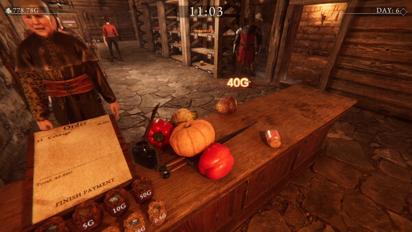 Игра Village Merchant, скриншот