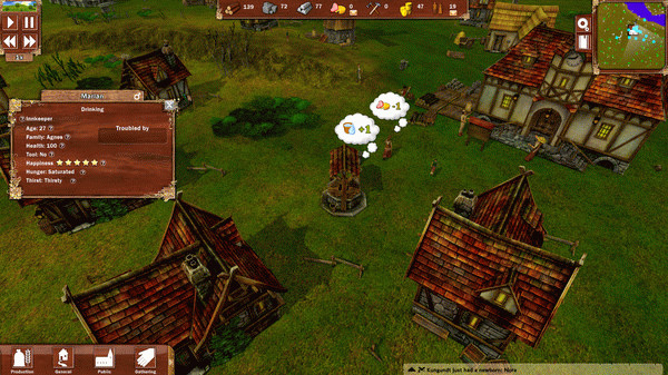 Игра Villagers, скриншот