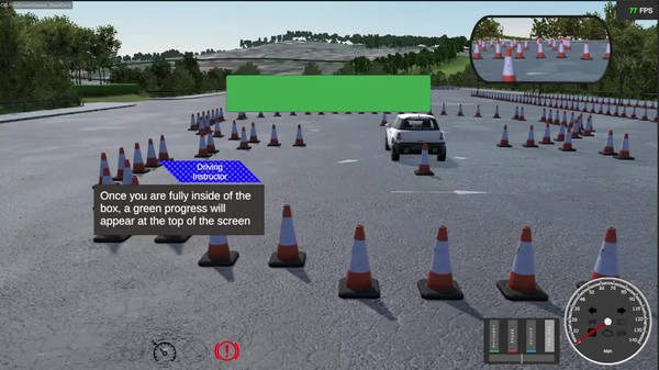 Игра Virtual Driving School, скриншот
