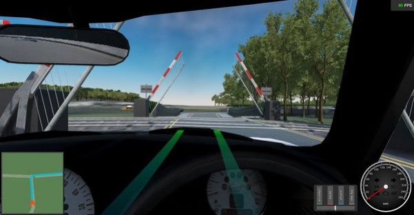 Игра Virtual Driving School, скриншот