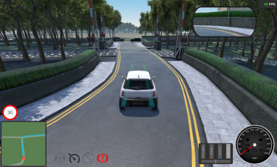 Игра Virtual Driving School, скриншот