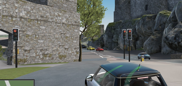 Игра Virtual Driving School, скриншот