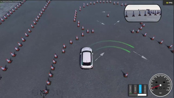 Игра Virtual Driving School, скриншот