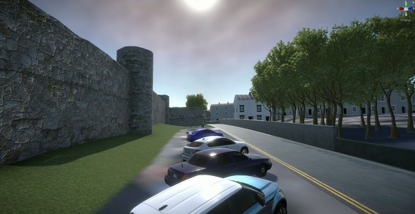 Игра Virtual Driving School, скриншот