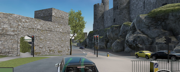 Игра Virtual Driving School, скриншот