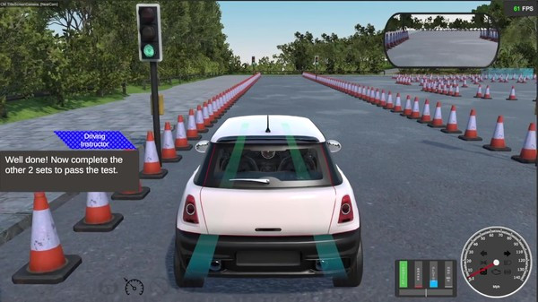 Игра Virtual Driving School, скриншот
