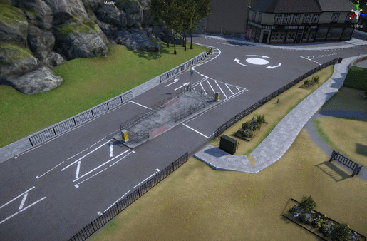Игра Virtual Driving School, скриншот