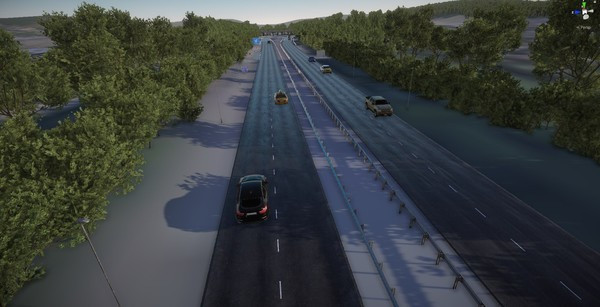 Игра Virtual Driving School, скриншот