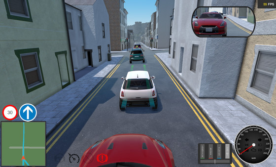 Игра Virtual Driving School, скриншот