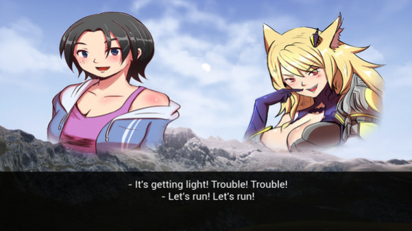 Игра Visual Novel Sisters, скриншот