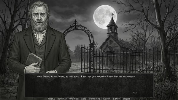 Игра Visual novel: The One from the Dark, скриншот