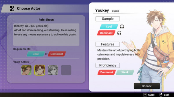 Игра Voice Love on Air, скриншот
