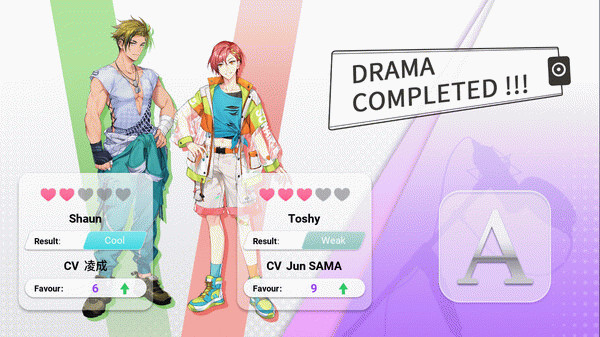 Игра Voice Love on Air, скриншот