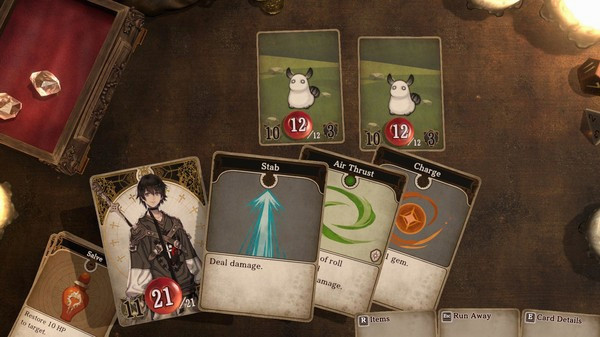 Игра Voice of Cards: The Forsaken Maiden, скриншот