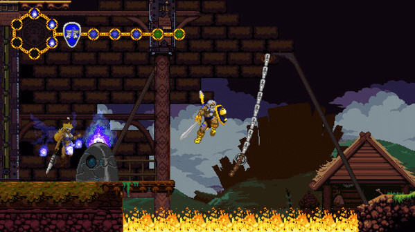 Игра Volgarr the Viking II, скриншот