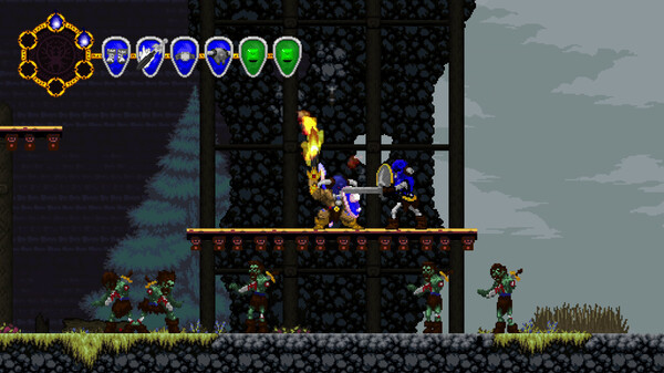 Игра Volgarr the Viking II, скриншот