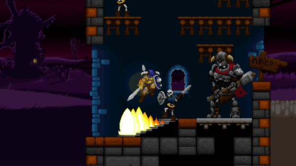 Игра Volgarr the Viking, скриншот