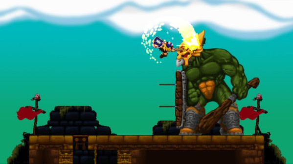 Игра Volgarr the Viking, скриншот