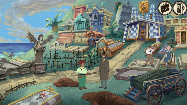 Игра Voodoo Detective, скриншот