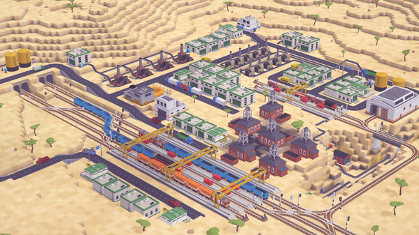 Игра Voxel Tycoon, скриншот