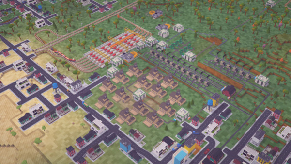 Игра Voxel Tycoon, скриншот