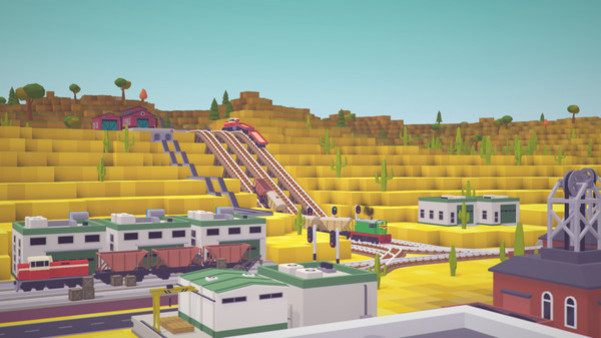 Игра Voxel Tycoon, скриншот