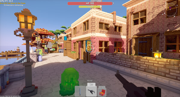 Игра Voxile, скриншот