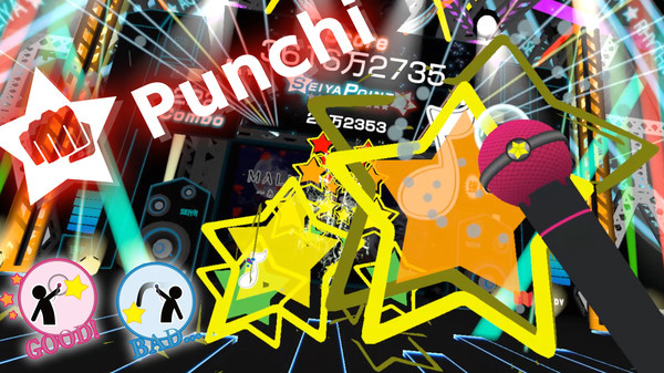 Игра VR RHYTHM ACTION SEIYA, скриншот