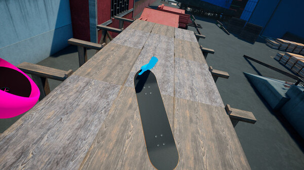 Игра VR Skater, скриншот