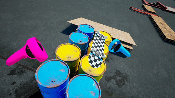 Игра VR Skater, скриншот