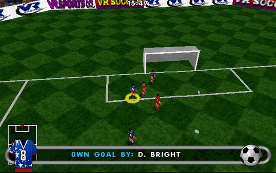 Игра VR Soccer '96, скриншот