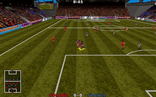 Игра VR Soccer '96, скриншот