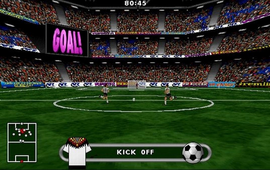 Игра VR Soccer '96, скриншот