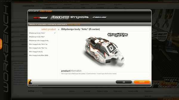 Игра VRC PRO Branded cars and components Deluxe, скриншот
