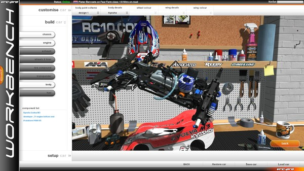 Игра VRC PRO Branded cars and components Deluxe, скриншот
