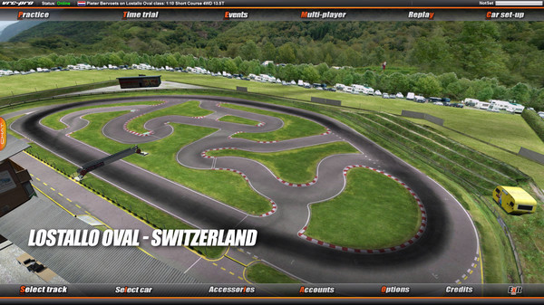 Игра VRC PRO International Oval On-road tracks Deluxe, скриншот