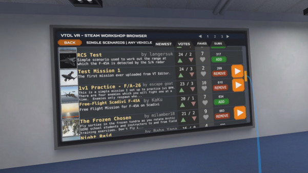 Игра VTOL VR, скриншот