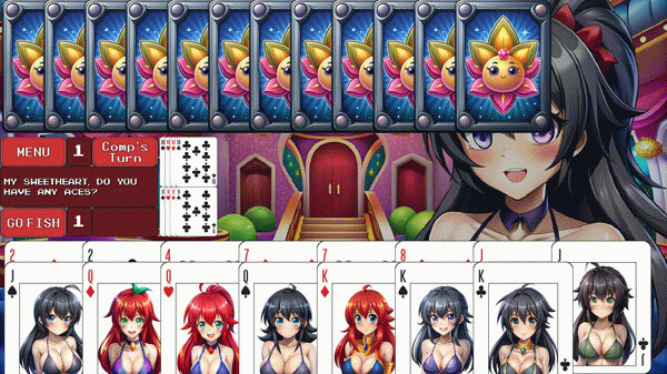 Игра Waifu Cards, скриншот
