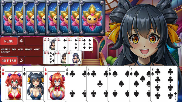 Игра Waifu Cards, скриншот