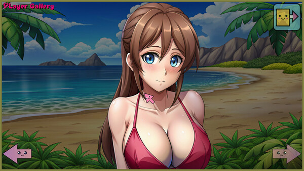 Игра Waifu Simulator: Beach Edition, скриншот