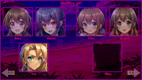 Игра Waifu Simulator: Beach Edition, скриншот
