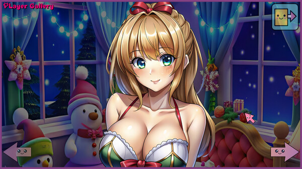 Игра Waifu Simulator: Christmas Edition, скриншот