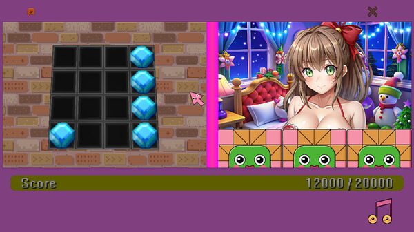 Игра Waifu Simulator: Christmas Edition, скриншот