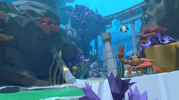 Игра Walkabout Mini Golf: Atlantis, скриншот