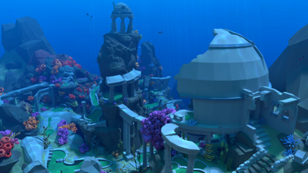 Игра Walkabout Mini Golf: Atlantis, скриншот