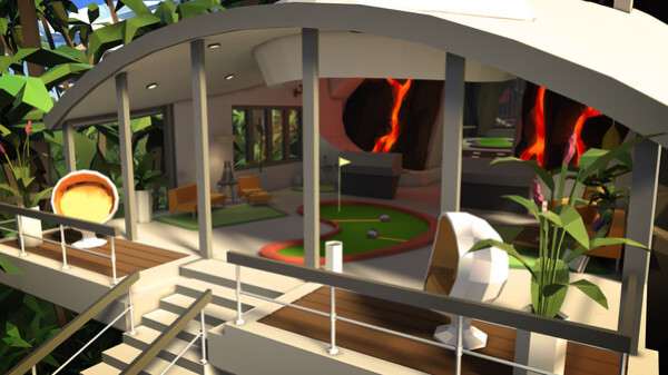 Игра Walkabout Mini Golf: Laser Lair, скриншот