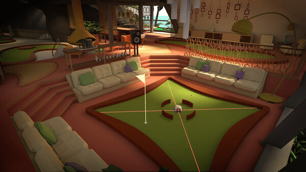 Игра Walkabout Mini Golf: Laser Lair, скриншот